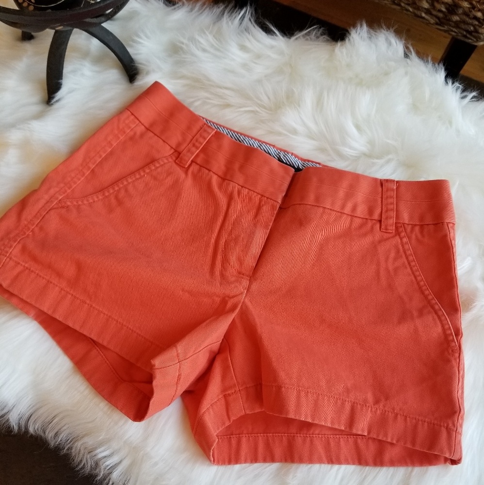J. Crew CHINO Shorts - Orange - Size 00